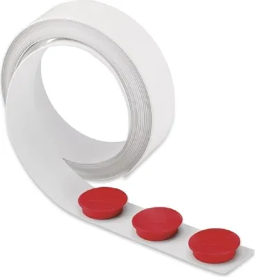 Obrázek produktu pro Páska magnetická Magnetoplan 5 m x 35 mm, samolepící, bílá