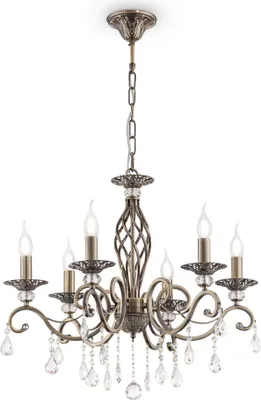 Zdjęcie produktu dla Żyrandol GRACE mosiężno-złoty 6xE14x60W metal wym:116x63x63cm IP20 Maytoni