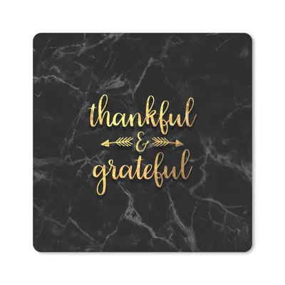 Produktbild von MuchoWow® Mauspad Mousepad Zitat - Sprichwörter - Gold - Marmor 20x20 cm - Mousepads - Maus Mat - Pad - Mausunterlage - Desk Mat - Bureauartikeln