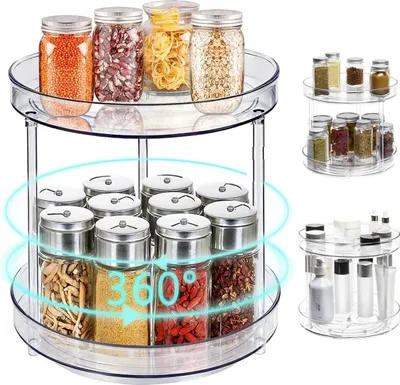 Produktbild von Drehplatte - Organizer für Küchenschrank - Durchmesser 23,5 cm