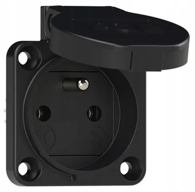 Produktbild von PCE 104-0ss Einbausteckdose Hermetisch IP54 16A 250V 3-polig