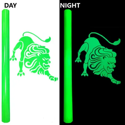 Produktbild von Signmart Glow-in-the-Dark Flexfolie - neon green to green - 20cm x 30cm