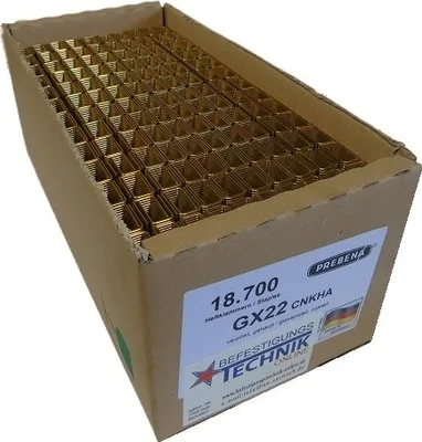 Produktbild von Prebena GX Klammern 22mm verzinkt Paslode S16 ZH-22 IM200/50 S200-S16 4200 S-16 KL-21 18,7M