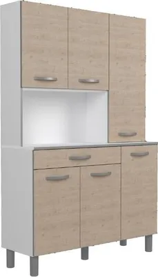 Produktbild von Eko Buffetschrank mit 6 Türen und 1 Schublade - Eichendekor