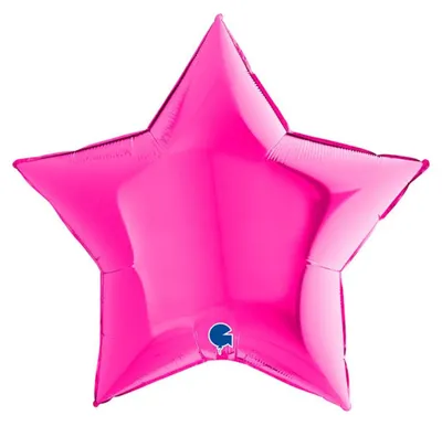 Obrázek produktu pro Nafukovací balónek růžová hvězda 91 cm