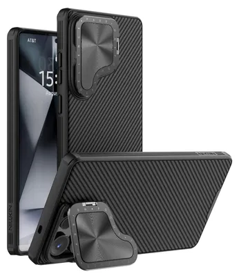 Image de Coque de protection MagSafe pour Samsung Galaxy S25 Ultra, design « Camera Shield », noir