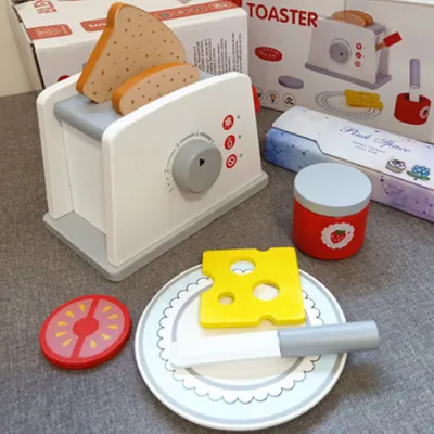 Produktbild von 360Home Kinderspielzeug aus Holz Spielküche Spielzeug Küchengeräte Toaster