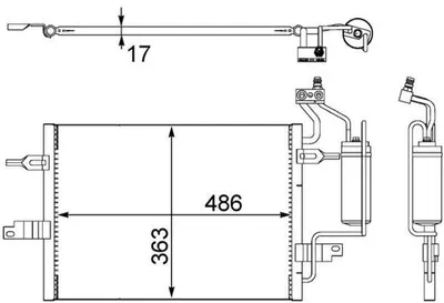 Immagine prodotto di MAHLE Condensatore, impianto di climatizzazione Part: AC 404 000S