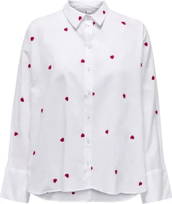 Produktbild von ONLY Bluse Hemdkragen Box Fit Manschetten Knopfleiste Größe: M