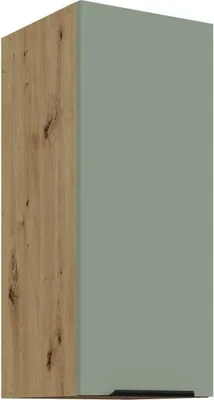 Immagine prodotto di Mobile cucina superiore LUNARA - larghezza 30 cm, verde / rovere artigianale