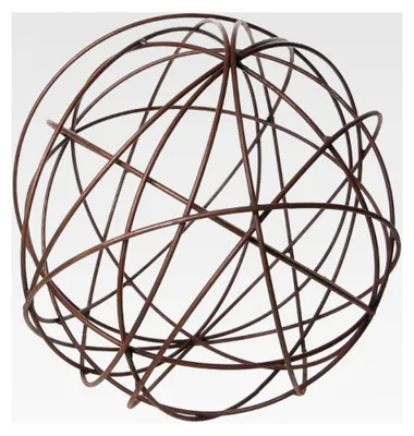 Produktbild von Drahtkugel 40 cm Durchmesser aus rostfreiem Metall