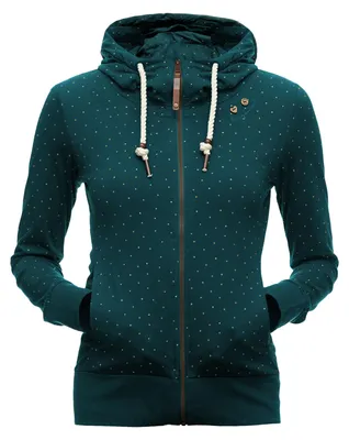 Produktbild von RAGWEAR Damen Kapuzensweatjacke Paya Dots