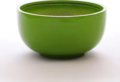 Produktbild von Elegant Einrichten | Pflanzkübel | Fiberglas | rund | D60xH30cm | hochglanz avocado grün