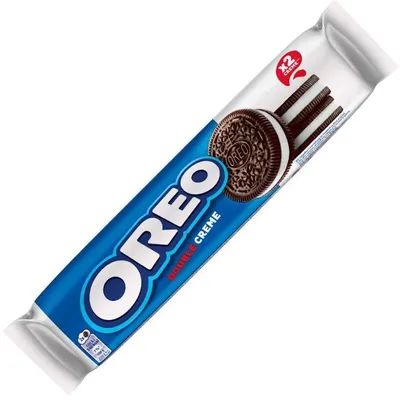 Image de Oreo Double rouleau de cookies au cacao fourrés à la double crème 157g