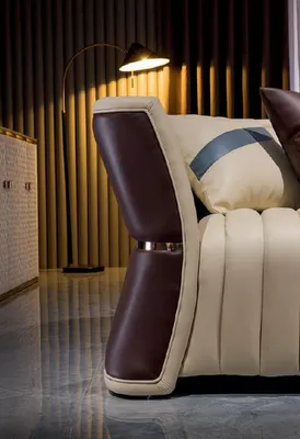 Produktbild von Sofagarnitur 3+2+1 Sitzer Ledersofa Couch Wohnlandschaft Garnitur Design Modern