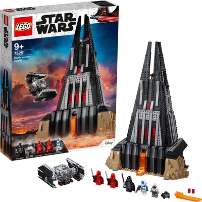 Produktbild von LEGO 75251 Star Wars Darth Vaders Festung Bauset mit 5 Minifiguren, Geschenk für Sammler