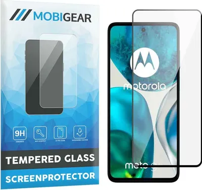 Produktbild von Mobigear Premium  Motorola Moto G52 Panzerglas Gehärtetes Glas Displayschutz - Hüllenfreundlich - Schwarz