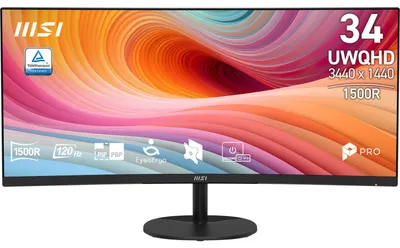 Immagine prodotto di MSI Pro MP341CQ E12 Monitor PC 86,4 cm (34") 3440 x 1440 Pixel UltraWide Quad HD Nero