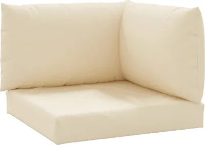 Obrázok produktu pre vidaXL Vankúš na paletu 3-dielny béžový Oxford Fabric