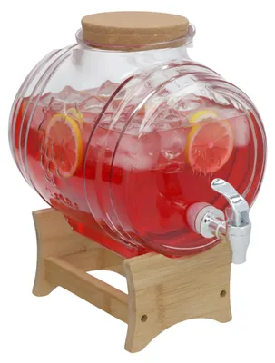Produktbild von Gerimport Limonaden-/Saftdispenser - 8 Liter - Borosilikatglas - mit Sockel und Hahn