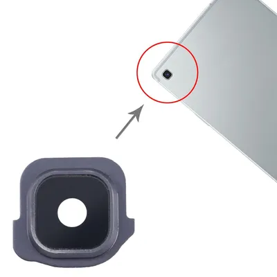 Produktbild von Für Samsung Galaxy Tab S5e SM-T725 Kamera-Linsenabdeckung Schwarz Ersatzteil