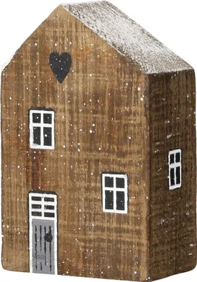 Productafbeelding van Decoratieobject Sneeuwhuis, 12 cm, natuurlijke uitvoering