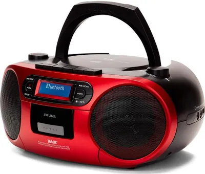 Immagine prodotto di AIWA BBTC-550RD, radio portatile con lettore CD, USB e Bluetooth