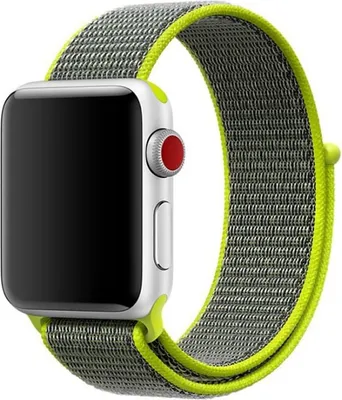 Produktbild von BStrap Nylon Armband für Apple Watch 38/40/41mm, Green