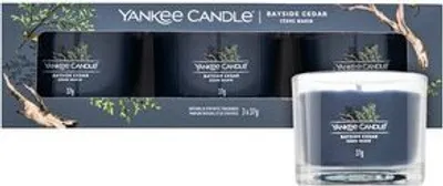 Image de Yankee Candle Bayside Cedar bougie votive 3 x 37 g