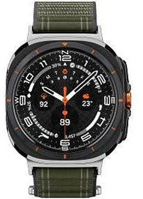 Produktbild von Spigen WBF0, Band, Smartwatch, Grün, Samsung, Galaxy Watch Ultra, Stoff