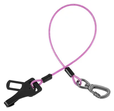 Obrázek produktu pro Bezpečnostní pás pro psa do auta, 3 v 1, fialová barva, délka 40 cm