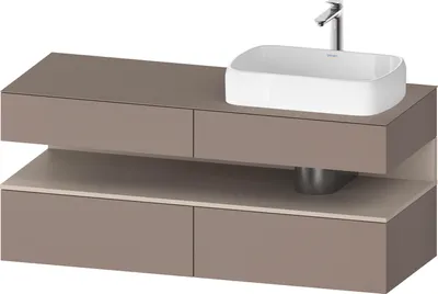 Produktbild von DURAVIT QA4766091430010 QTG KWTU WH Ek. 1400x550x600 bs. Mt.
