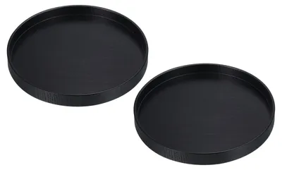 Productafbeelding van Houten dienbladset, 2 stuks, 20 cm, zwart
