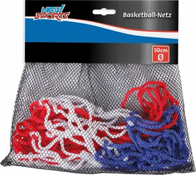 Zdjęcie produktu dla Kolorowa siatka do koszykówki NSP, 45 cm
