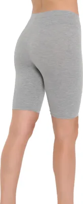 Produktbild von OCERA Damen Kurze Leggings (Radler) aus atmungsaktiver Baumwolle mit hoher Taille,  Standard 100 , Grau - M