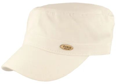Fiebig Baseball Army-Cap aus Baumwolle UV-Schutz 50 in weiß