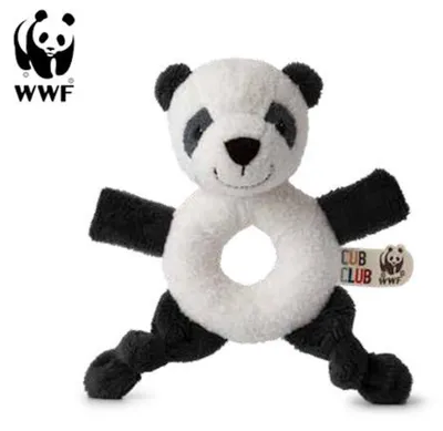 Obrázok produktu pre Cub Club - Úchopový krúžok Panda (15 cm) pre batoľatá Hračka medveď Panda