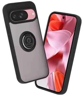 Produktbild von Techsuit Glinth Back Cover Hülle für Google Pixel 9 / 9 Pro - Schwarz
