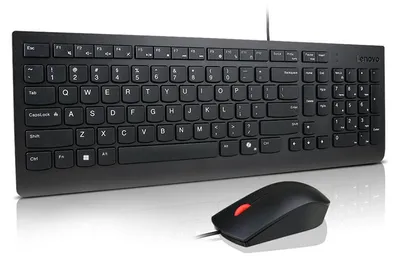 Obrázok produktu pre Lenovo 4X31R64414, Plná veľkosť (100 %), Kábel, USB, Čierna, Obsahuje myš