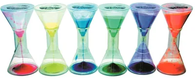 Produktbild von Megaform Sanduhr Timer gelb 1 Minute Kunststoff Lernspielzeug