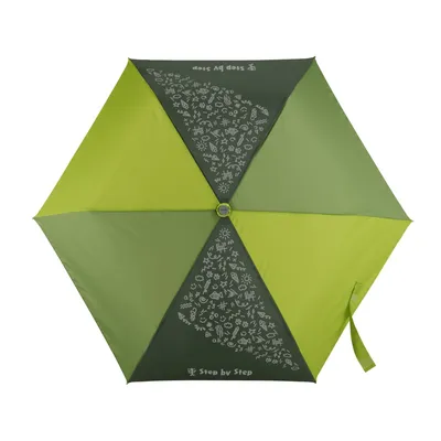Image de Step by Step parapluie de poche parapluie Magic Rain Effect Umbrella Green vert
