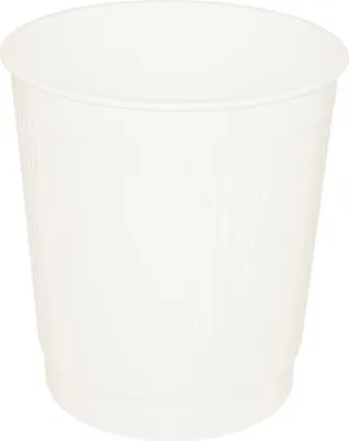 Zdjęcie produktu dla Papierkorb Kunststoff, weiß, Inhalt: 10,00 Liter