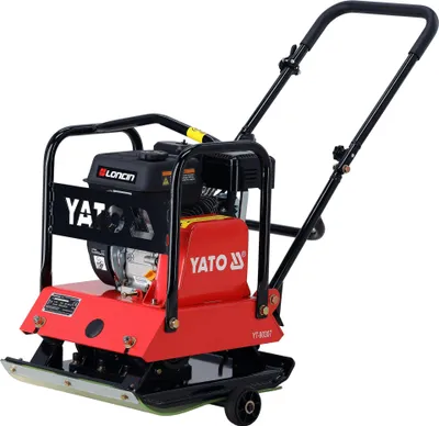 Produktbild von Vibrationsplatte, Loncin 6,5 PS Motor, Gummimatte, 550x440mm, 88kg