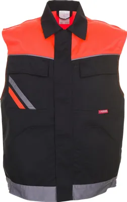 Produktbild von Größe M Herren Planam Visline Weste schwarz orange zink Modell 2461