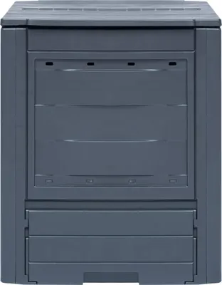 Obrázok produktu pre vidaXL Záhradný kompostér sivý 60 x 60 x 73 cm 260 L