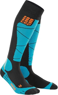 Produktbild von CEP RUN COMPRESSION NEON SOCKS women neon blue | WP20BG, Größe:2