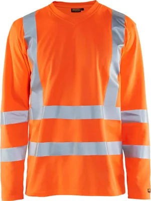 Image de BLAKLÄDER® Herren Warnschutz-Langarmshirt 3381 orange Größe L
