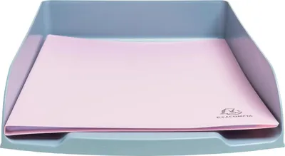 Produktbild von Exacompta 6x Briefablage Querformat Combo Styli, AutentiK - Blaugrau - 11170D