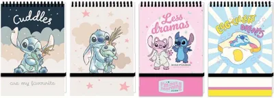 Obrázok produktu pre Zápisník A6/96K, mriežka Stitch (10 ks) – Beniamin
