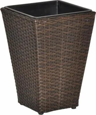 Produktbild von Pflanzkübel Sanssouci Poly Rattan braun 40 cm